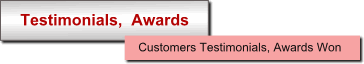 Web Hosting Testimonials, Awards